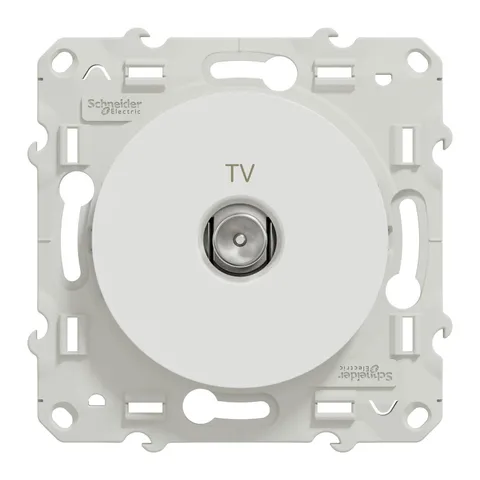 Розетка телевизионная Schneider Electric Odace TV S52R445, белый