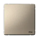 Выключатель Systeme Electric ArtGallery, 1-клавишный переключатель IP44, 10АХ, механизм, шампань