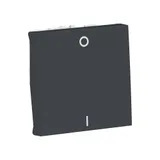 Выключатель Schneider Electric Unica, MODULAR двухполюс, 1-клавиш, схема 2, 16 AX, 250 В, 2 мод антрац