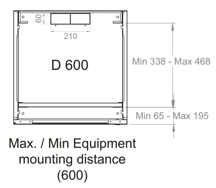Щит телекоммуникационный 19", 9U, ВxШxГ 500x600x600мм, PROlineB, навесной, дверь стекло с перфор. по бокам, черный