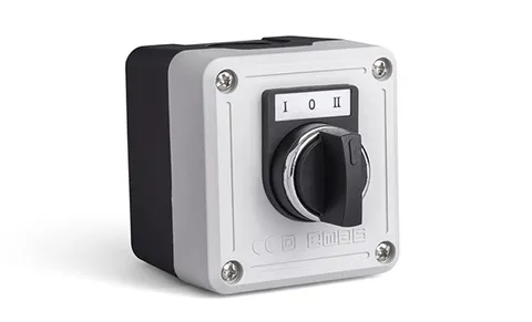 Переключатель MB, I-0-II, фиксация, 2NO, 3A 230V AC15, 22mm, IP50