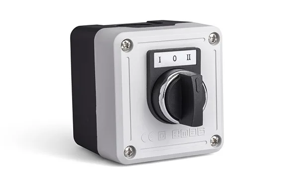 Переключатель MB, I-0-II, фиксация, 2NO, 3A 230V AC15, 22mm, IP50