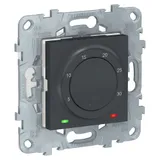 Термостат Schneider Electric Unica, NEW электронный, 8А, встроенный термодатчик, антрацит
