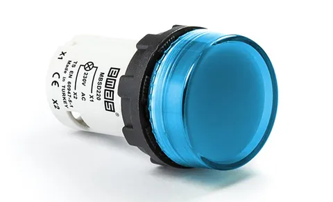 Арматура светосигнальная MB, синяя, 230VAC, 22mm, IP54