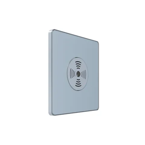 Выключатель Systeme Electric Infinity, звуковой скрытой установки 100Вт с выдержкой времени (230В), Стальное небо