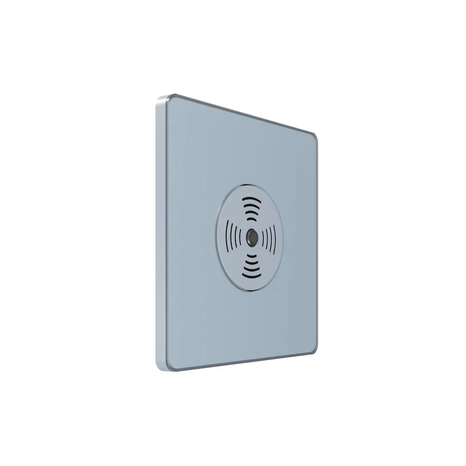 Выключатель Systeme Electric Infinity, звуковой скрытой установки 100Вт с выдержкой времени (230В), Стальное небо