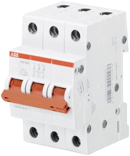Выключатель нагрузки SHD203/40, 3P, 40A, 10kA, 3M
