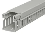 Перфокороб LK4 30025, органайзер для шкафов, 30 x 25 мм (глубина х ширина крышки), L=2000мм, RAL 7030 серый