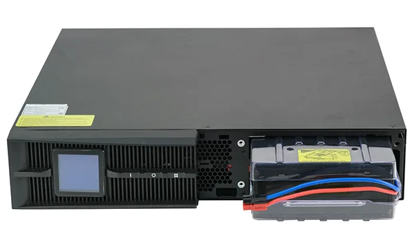 ИБП Kehua KR-RM 3000VA/2700W, RT 2U, ЖК-дисплей, встроенные АКБ 6x9Ah/12V, Hot swap, 8×IEC320 C13, 1×IEC320 C19