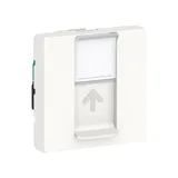 Розетка компьютерная Schneider Electric Unica, MODULAR, RJ45, одиночная, кат. 5е UTP, 2 модуля, белый