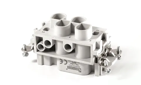 Разъем многополюсный EB, розетка, 4x80A+2x16A 690V (16P), винтовой зажим, пластик V0