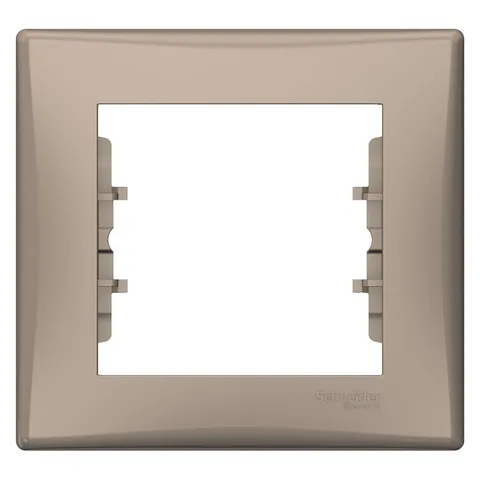 Рамка Schneider Electric Sedna, одиночная, титан