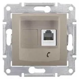 Розетка Schneider Electric Sedna, телеф., титан