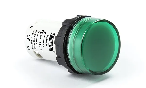 Арматура светосигнальная MB, зеленая, 24VAC/DC, 22mm, IP54