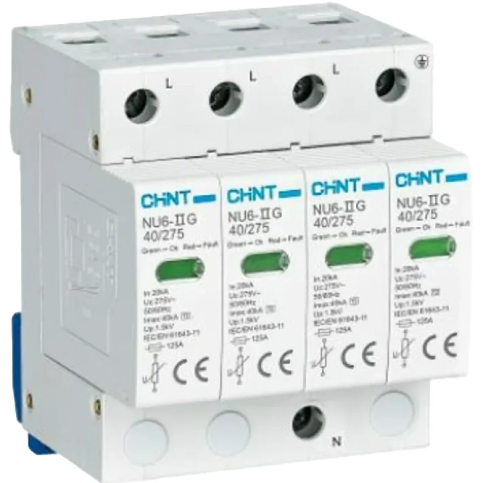 Ограничитель имп. перенапр. NU6-IIG 3Р In=25kA Uc=440B Im=65kA (R)