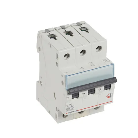Авт. выключатель TX3, 3P, 50A, хар-ка B, 6kA, 3M