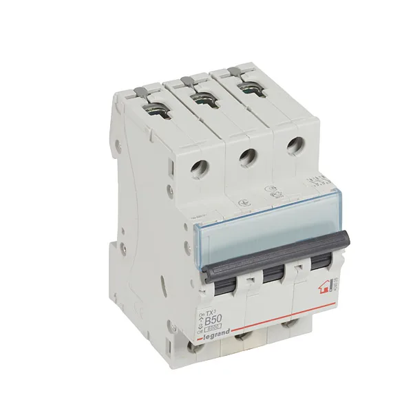 Авт. выключатель TX3, 3P, 50A, хар-ка B, 6kA, 3M