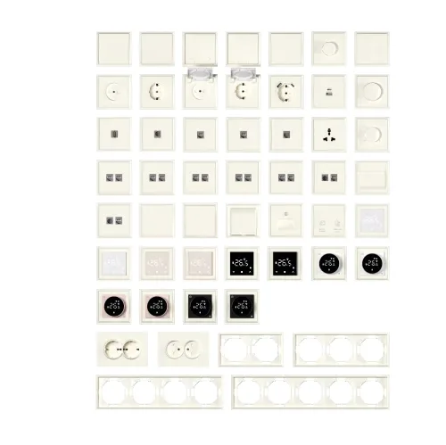 Накладка для светильника Step Light DB986, глянцевый кремовый, серия S08