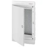U36CW IT, Щит встраиваемый мультимедийный, 3 ряда, белая дверца, IP40