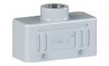 Корпус разъема, размер H16B, кабельный, верхний ввод M25, металл, IP65, RAL 7037