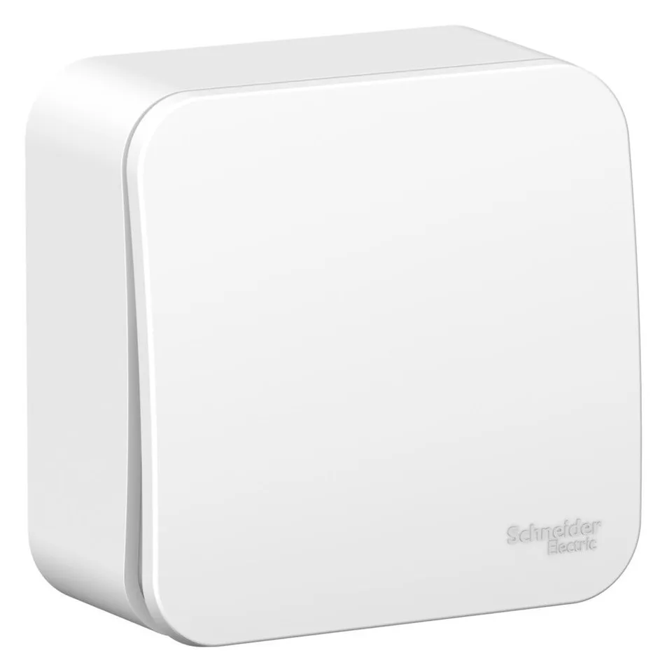 Выключатель Systeme Electric Blanca, открытой установки 1-клавишный (cх.1) монт. пл., 6А, 250В, белый