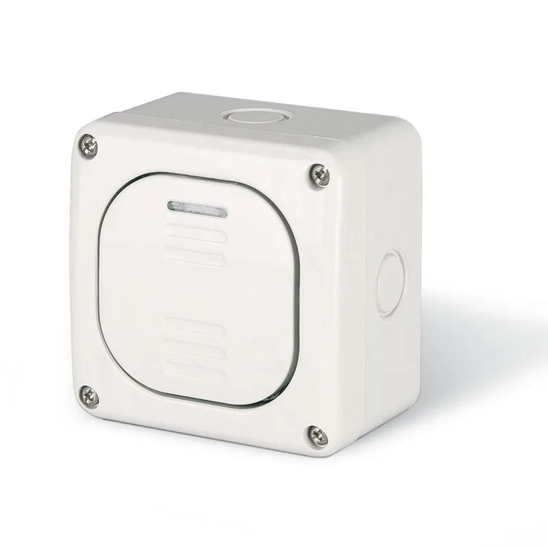 Выключатель 1P настенный с подсветкой 20A 250V M95(95x95mm) IP66 серия PROTECTA