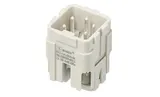 Вставка контактная, размер H3A, тип вилка, 4P+PE, 10A, 230/400V, винтовой зажим