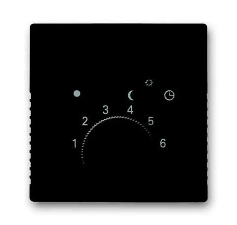 Basic 55 - Лицевая панель для термостата 1094U,1097U (шато-черный)