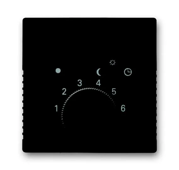 Basic 55 - Лицевая панель для термостата 1094U,1097U (шато-черный)