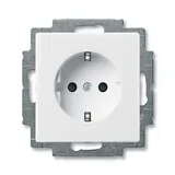 Basic 55 - Розетка 2P+E нем. стд. со шторками (сл.кость)