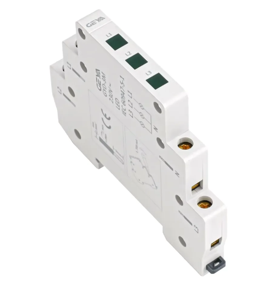 Индикатор модульный GYD3M3G230, 3х зеленый LED, 230VAC, 0.5M