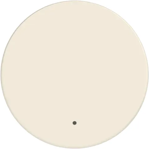 Клавиша 1-я с подсветкой, глянцевый кремовый, серия D16