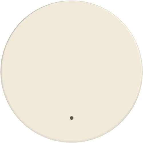 Клавиша 1-я с подсветкой, глянцевый кремовый, серия D16