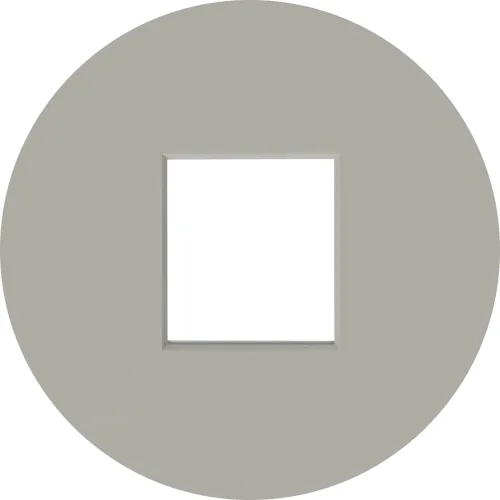Накладка 1-я для розеток RJ45, TV, SAT, HDMI, матовый кашемир, серия D16