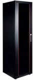 Щит телекоммуникационный 19", 42U, ВxШxГ 2010x600x600мм, DYNAmic Basic, напольный, перед. дверь стекло, задняя глухая металлич., черный
