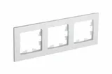 Рамка Systeme Electric AtlasDesign, 3-постовая, мрамор крем роял
