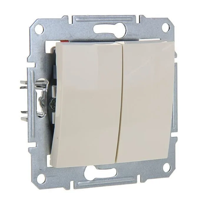 Выключатель Schneider Electric Sedna, выкл. 2кл. cx.5, бежевый
