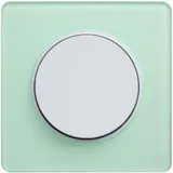 Рамка 1-постовая Schneider Electric Odace S52P802S, зеленый лед/белый