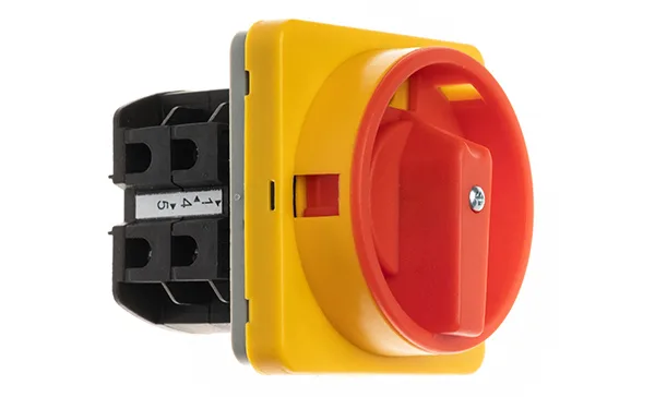 Переключатель BS 32 10 LK, аварийный, 3P, 32A, тип 0-1, 15kW(400VAC по АС-23), на дверь, красная блокируемая в 0 рукоятка, фронт IP40