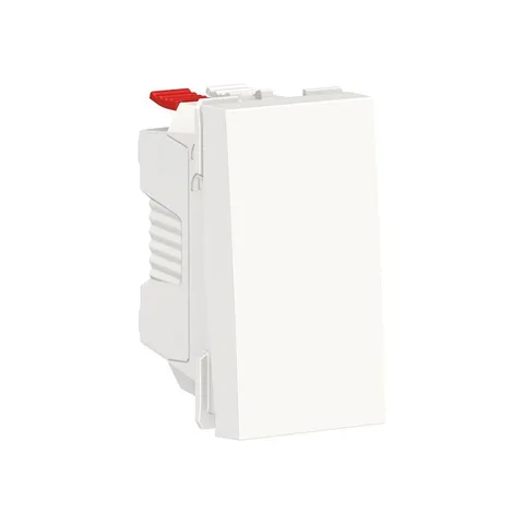Выключатель Schneider Electric Unica, MODULAR переключатель 1-клавишный, схема 6, 10 AX, 250 В, 1 модуль, белый