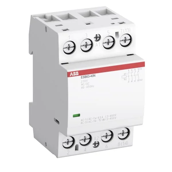 Контактор модульный ESB63-20N-06, 63A, 2NO, 230VAC/DC, 3M