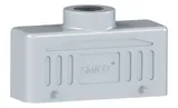 Корпус разъема, размер H24B, кабельный, верхний ввод M25, металл, IP65, RAL 7037