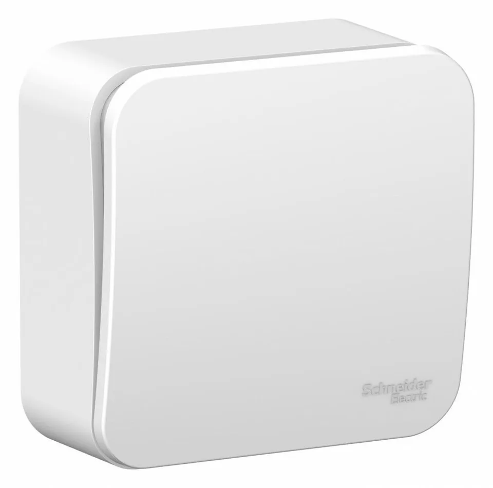 Выключатель Systeme Electric Blanca, открытой установки 1-клавишный (cх.1) изол. пл., 6А, 250В, белый