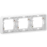 Рамка Schneider Electric Mureva, S, 3-постовая, горизонтальная, белый, IP55