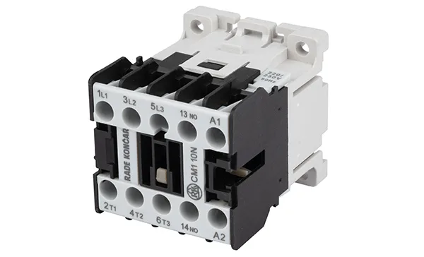 Мини-контактор CM1 10N 220/230V 50Hz, 3P, 12A/(20A по AC-1), 5.5kW(400VAC), 220/230VAC, 1NO