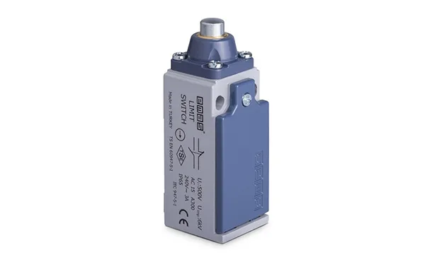 Выключатель концевой L51, 1NO+1NC мгнов., 3A 240V AC-15, металлический плунжер, металлический корпус, IP65
