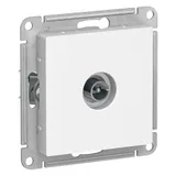 ТВ розетка Systeme Electric AtlasDesign, TV антенна коннектор, механизм, белый