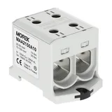Клемма Morek OTL150-2 серая, 2xAl/Cu 25_150mm², 320(CU)/290(AL)A на клемму, 1000V, винтовые зажимы