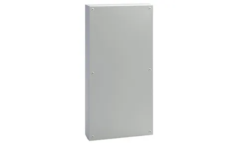 Коробка распределительная EGRAN 200x400x120 (ВxШxГ) с крышкой на 4-ех невыпадающих 1/4 винтах, сталь 1,2мм, RAL7035, IP66