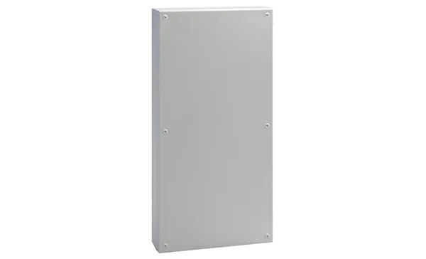Коробка распределительная EGRAN 150x300x80 (ВxШxГ) с крышкой на 4-ех невыпадающих 1/4 винтах, сталь 1,2мм, RAL7035, IP66